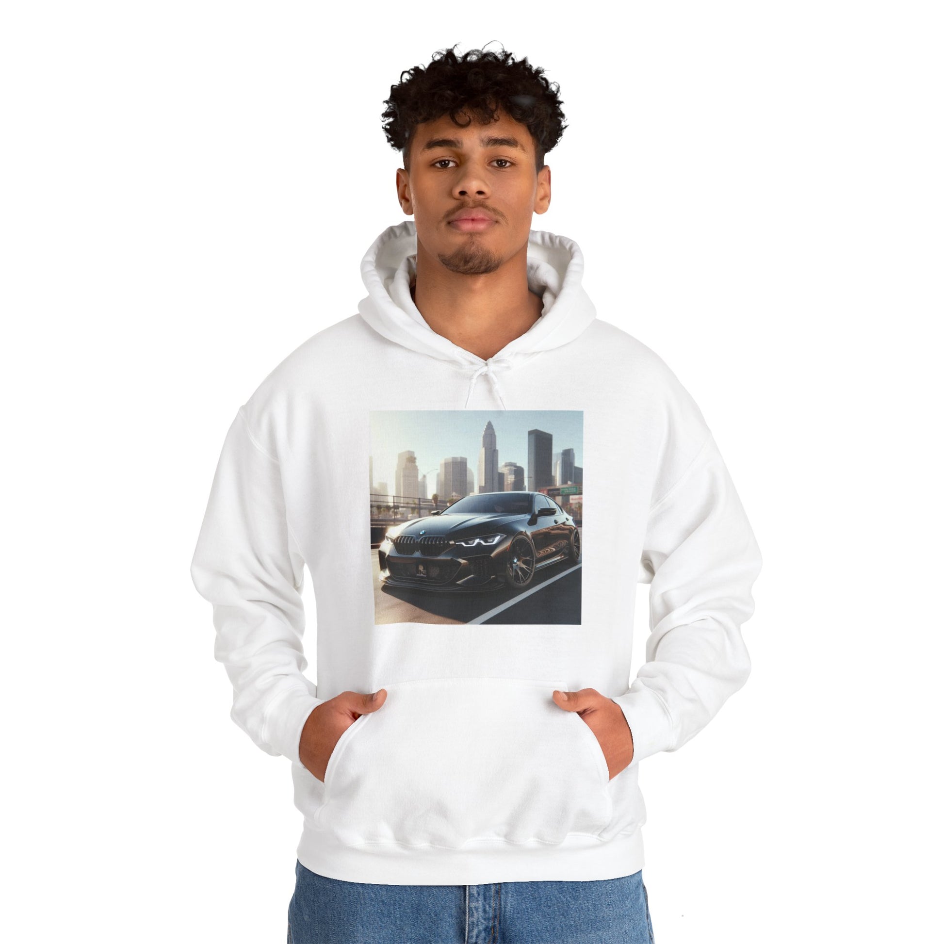 Black BMW Hoodie Hoodie Printify   