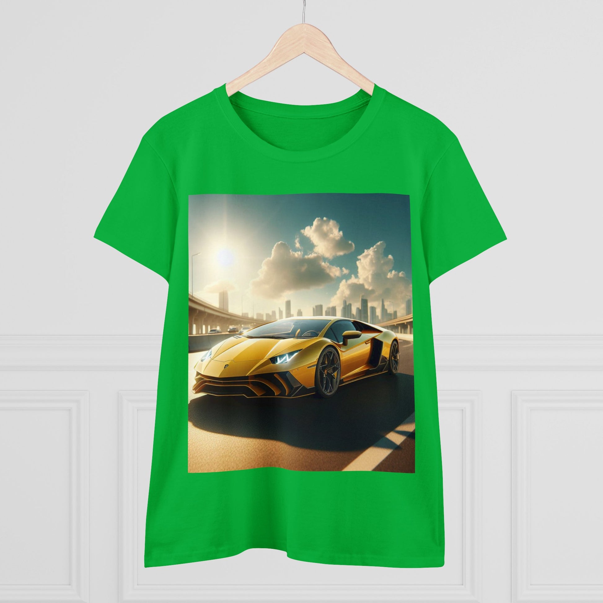 Yellow Lamborghini T-Shirt T-Shirt Printify   