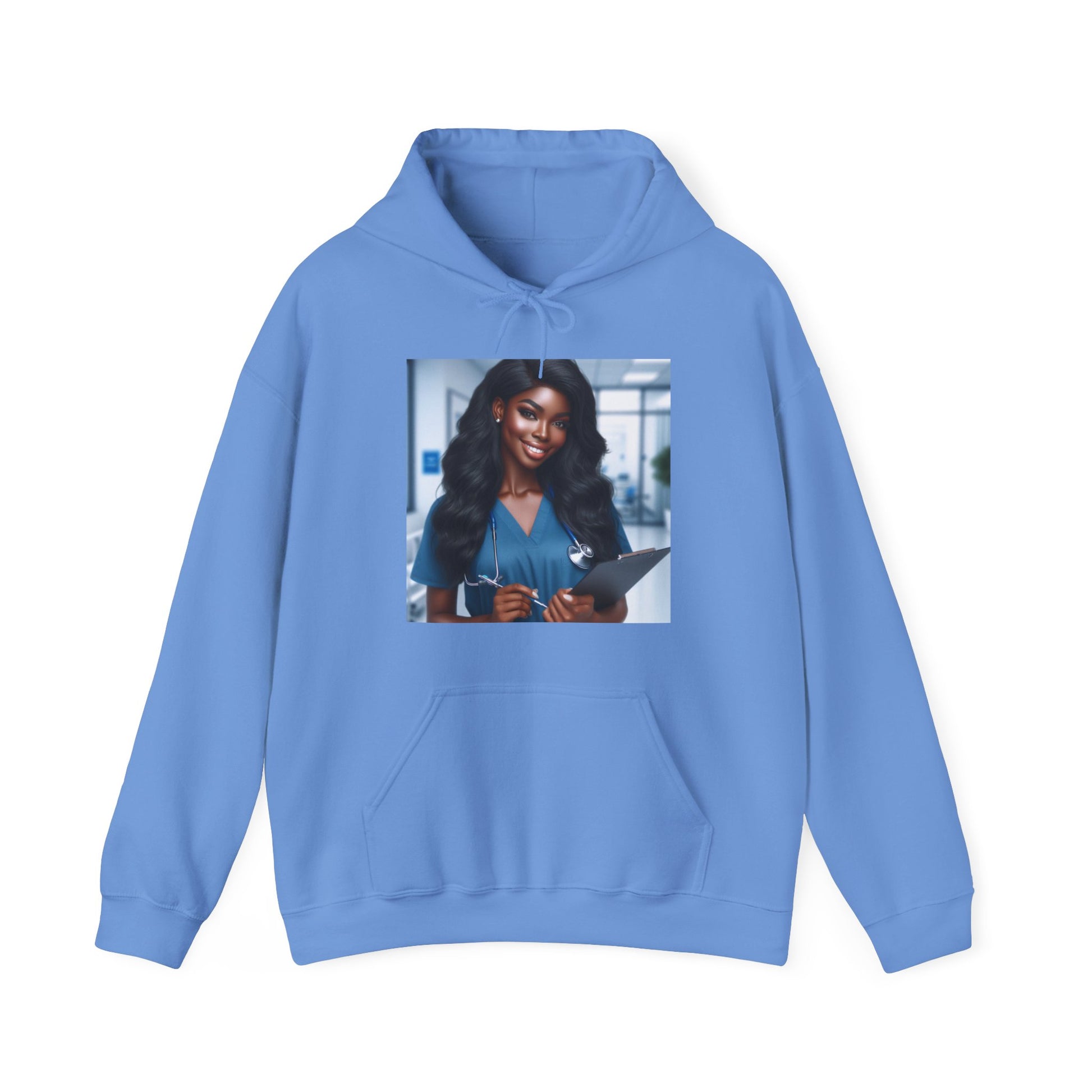 Your Favorite Nurse Hoodie Hoodie Printify Carolina Blue S 