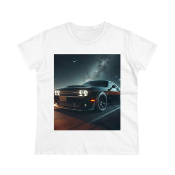 Black Challenger T-Shirt T-Shirt Printify White S 