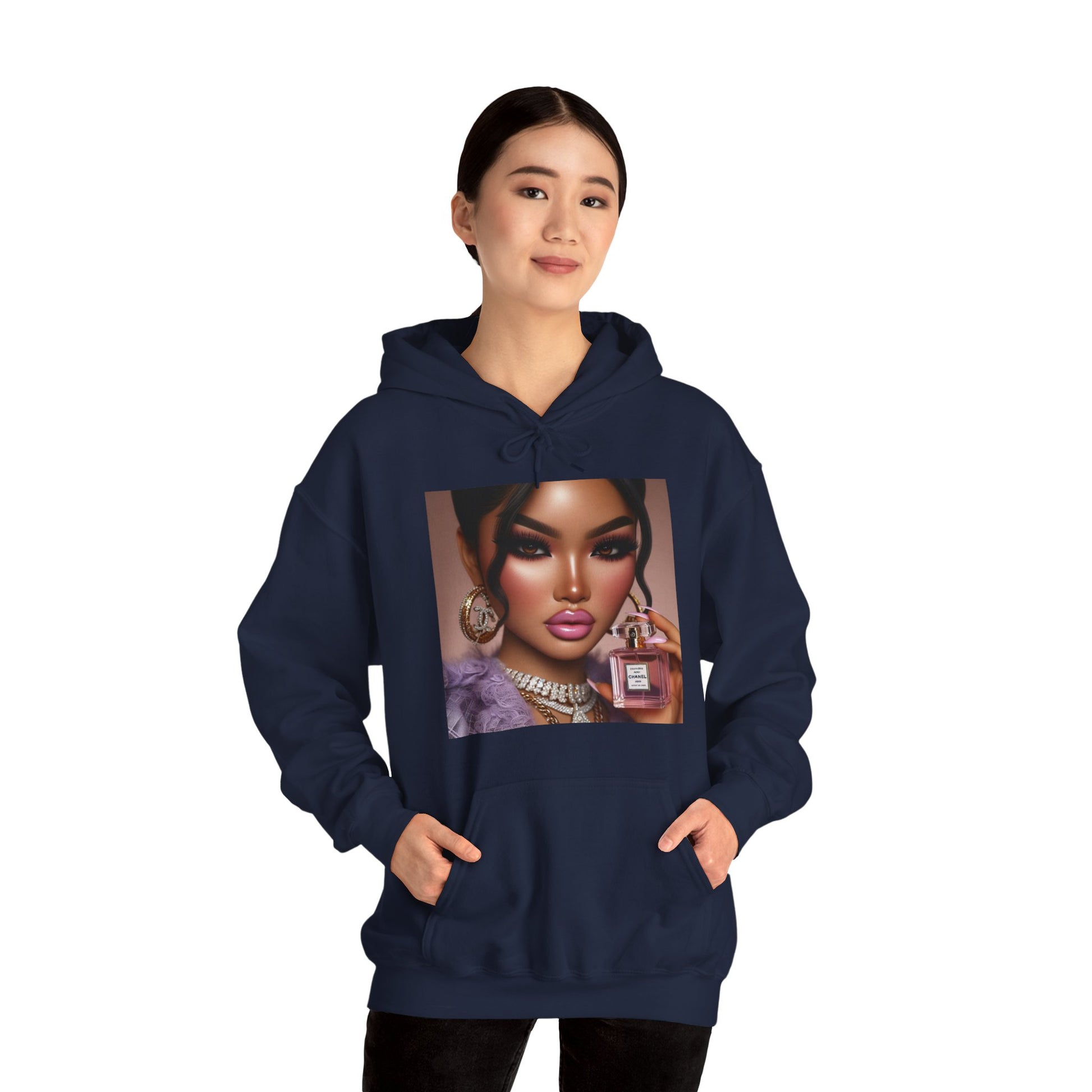 Chanel Please Hoodie Hoodie Printify   