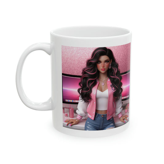 Pink Everything Mug Mug Printify 11oz  