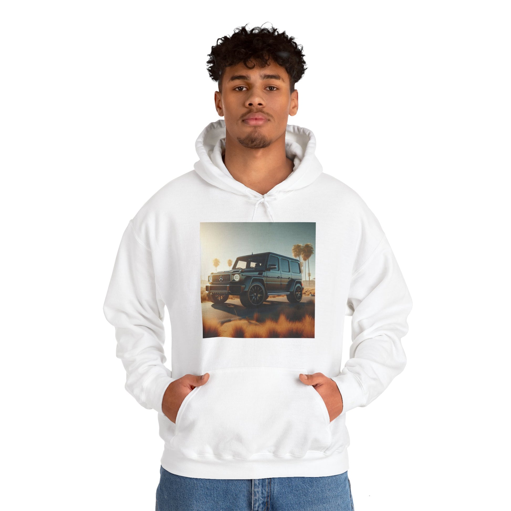 Black G-Wagon Hoodie Hoodie Printify   