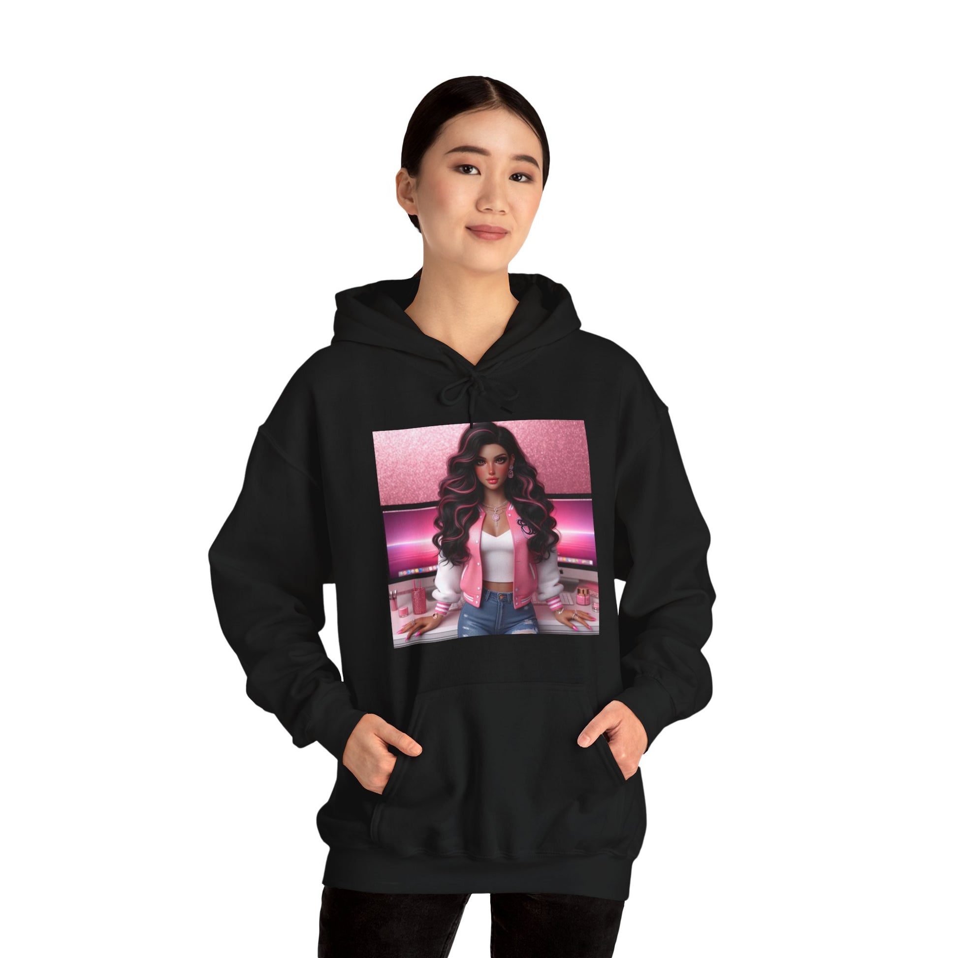 Pink Everything Hoodie Hoodie Printify   