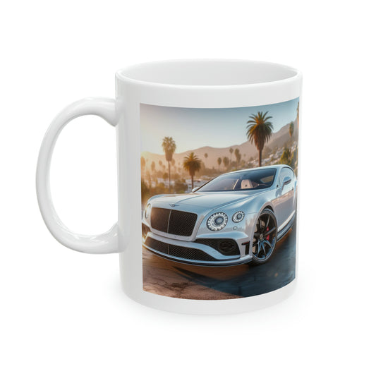 Silver Bentley Ceramic Mug Mug Printify 11oz  