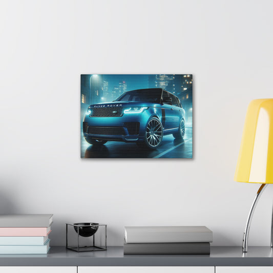 Blue Range Rover Canvas Canvas Printify 16″ x 12″ (Horizontal) 0.75'' 