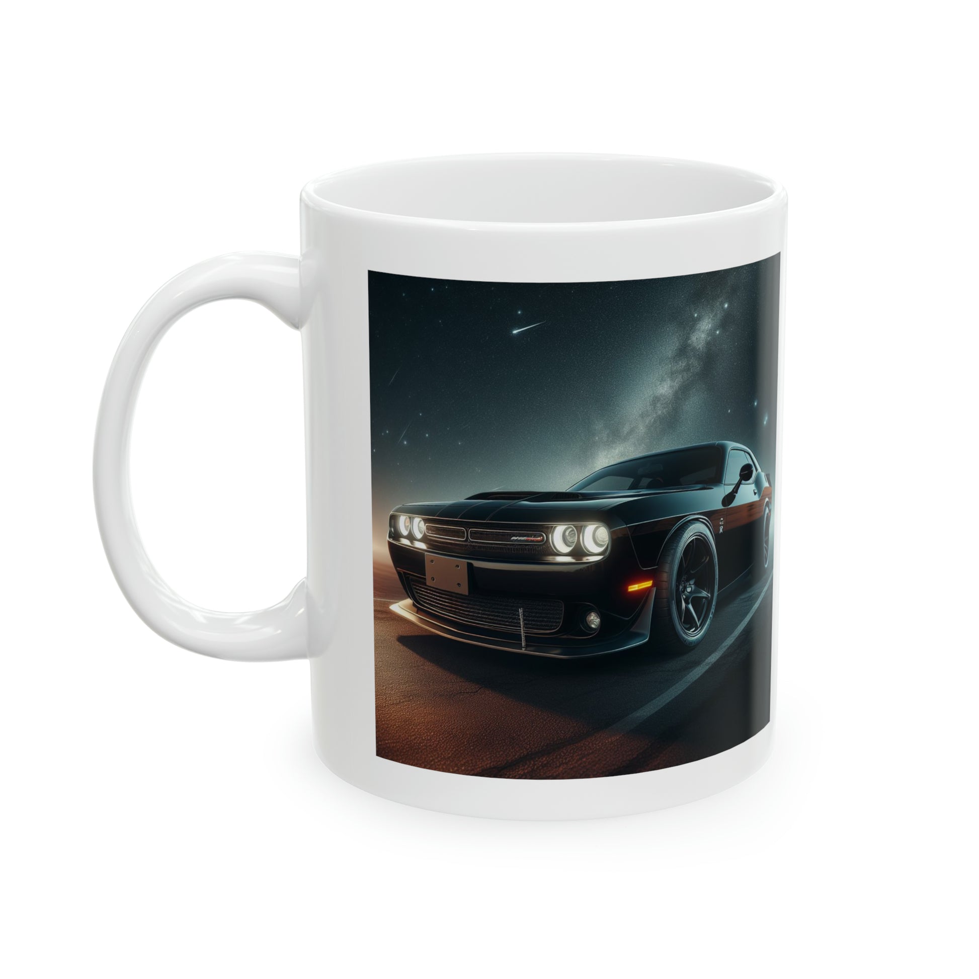 Black Challenger Mug Mug Printify 11oz  