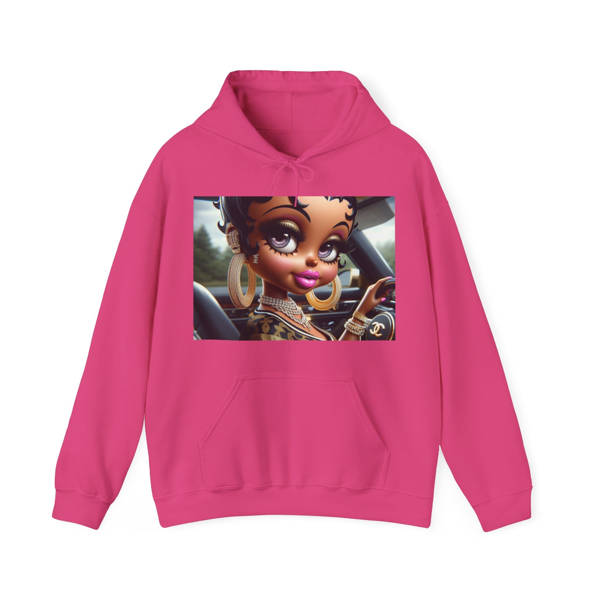 Betty Beauty Hoodie Hoodie Printify Heliconia S 