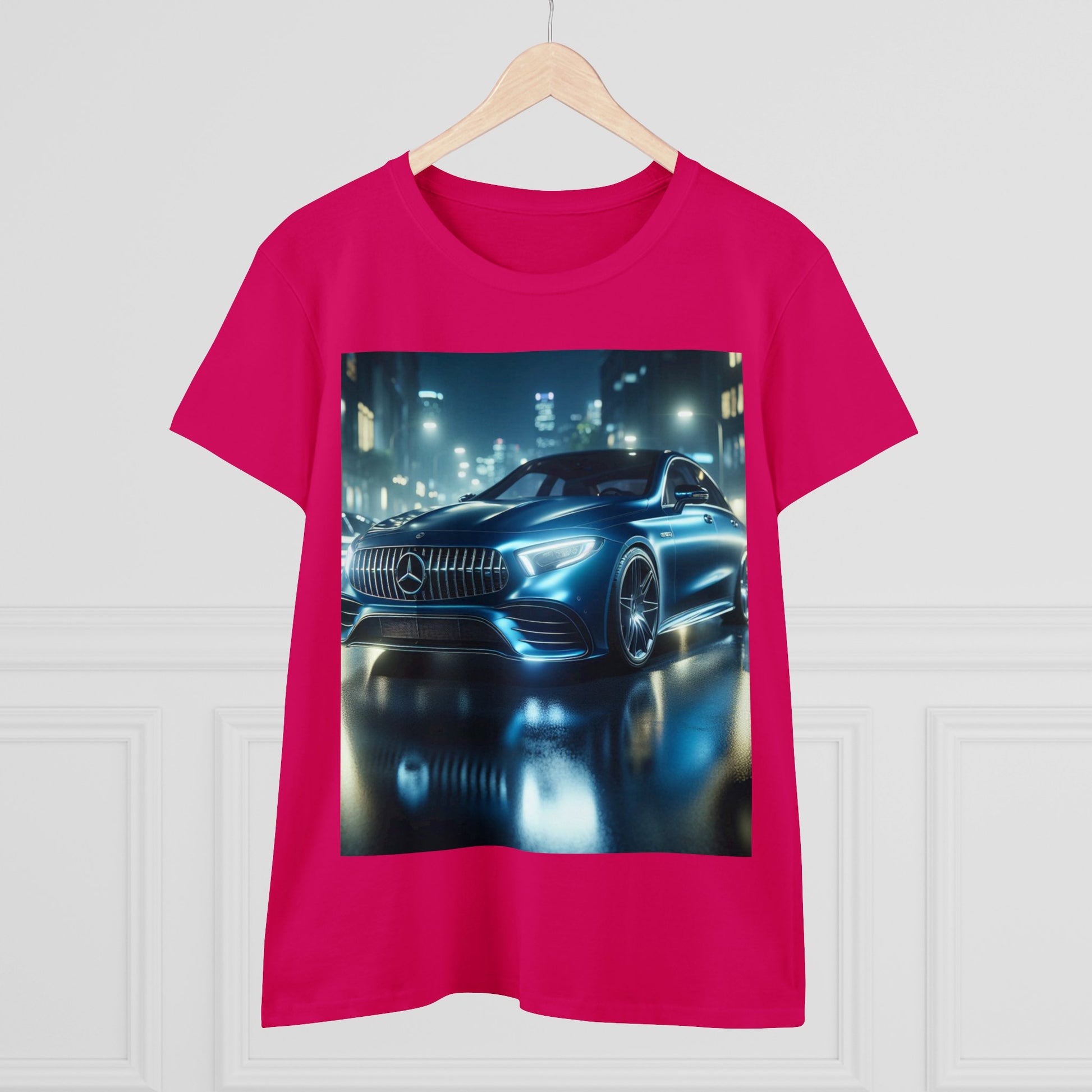 Blue Mercedes T-Shirt T-Shirt Printify   