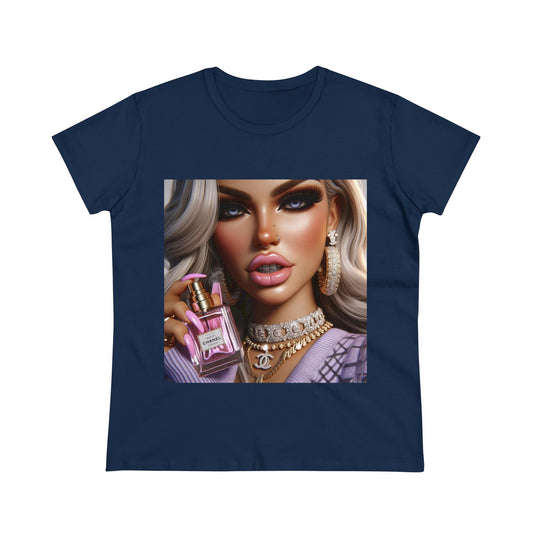 Chanel Please T-Shirt T-Shirt Printify Navy S 