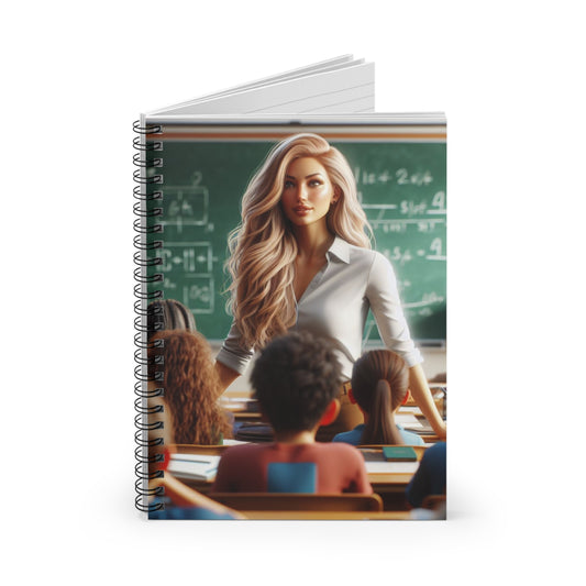 Class in Session Spiral Notebook Paper products Printify   