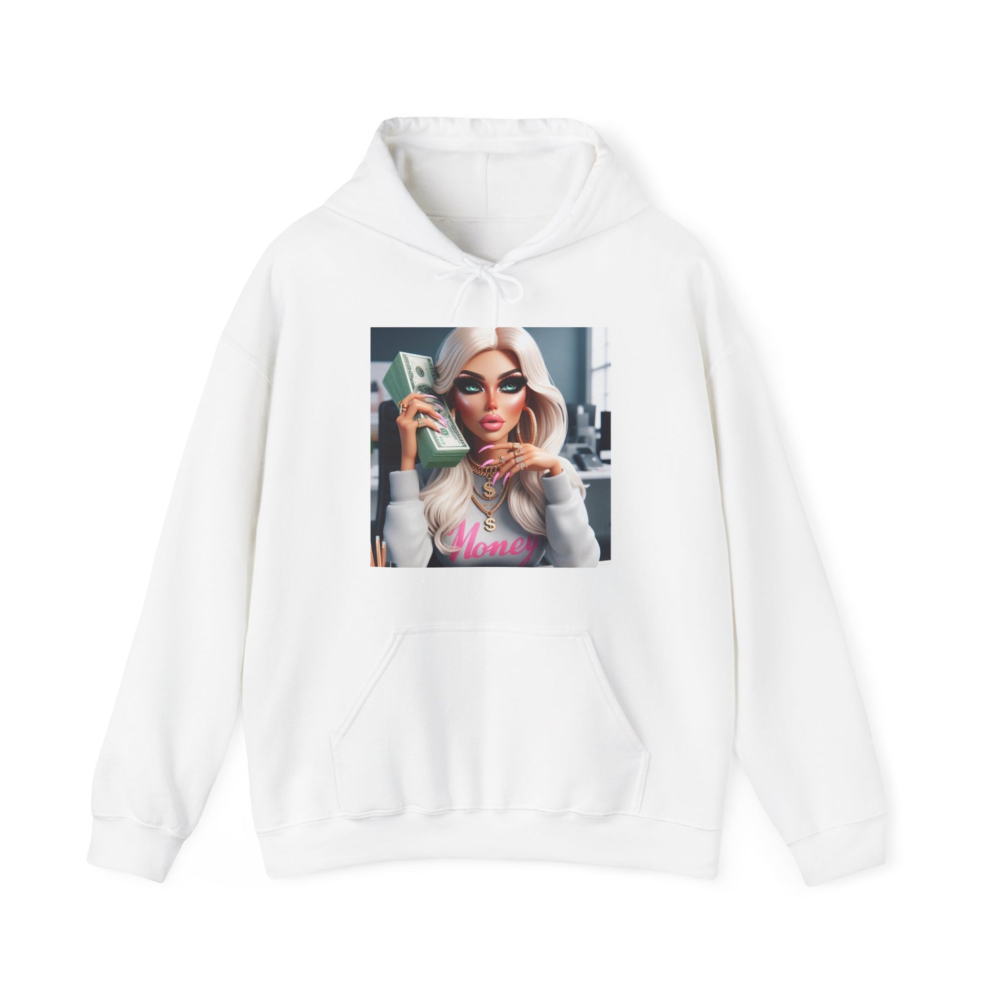 Money Hoodie Hoodie Printify White S 