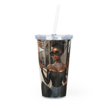 Let's Shop Tumbler with Straw Mug Printify 20oz Transparent 