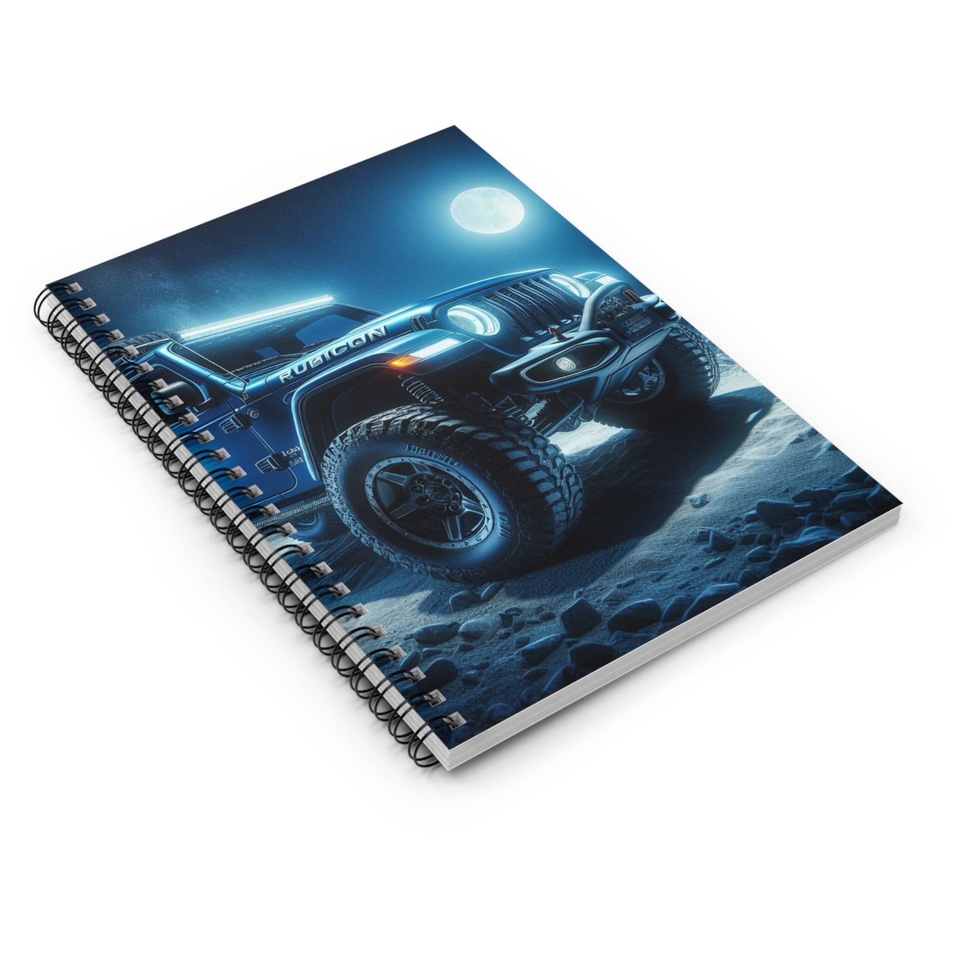 Blue Rubicon Spiral Notebook Paper products Printify   