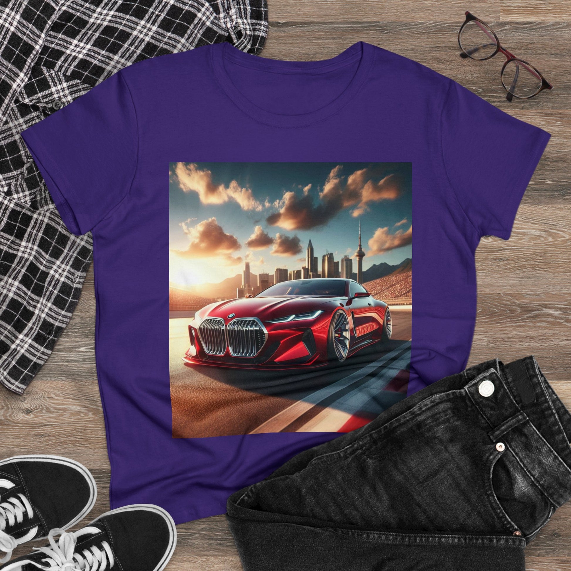 Red BMW T-Shirt T-Shirt Printify   