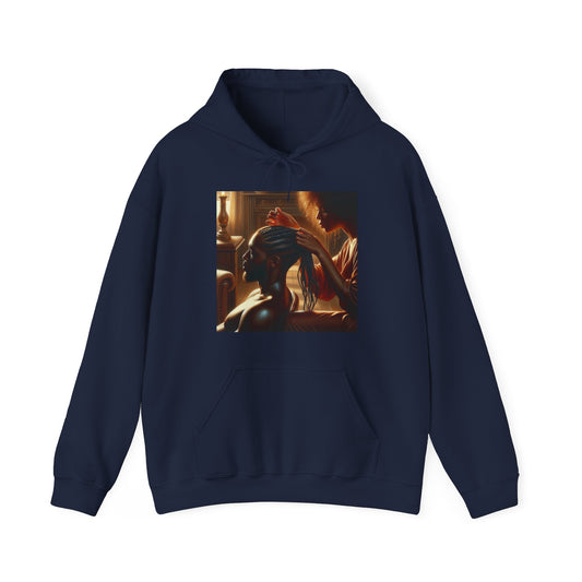 Braid My Hair Hoodie Hoodie Printify Navy S 