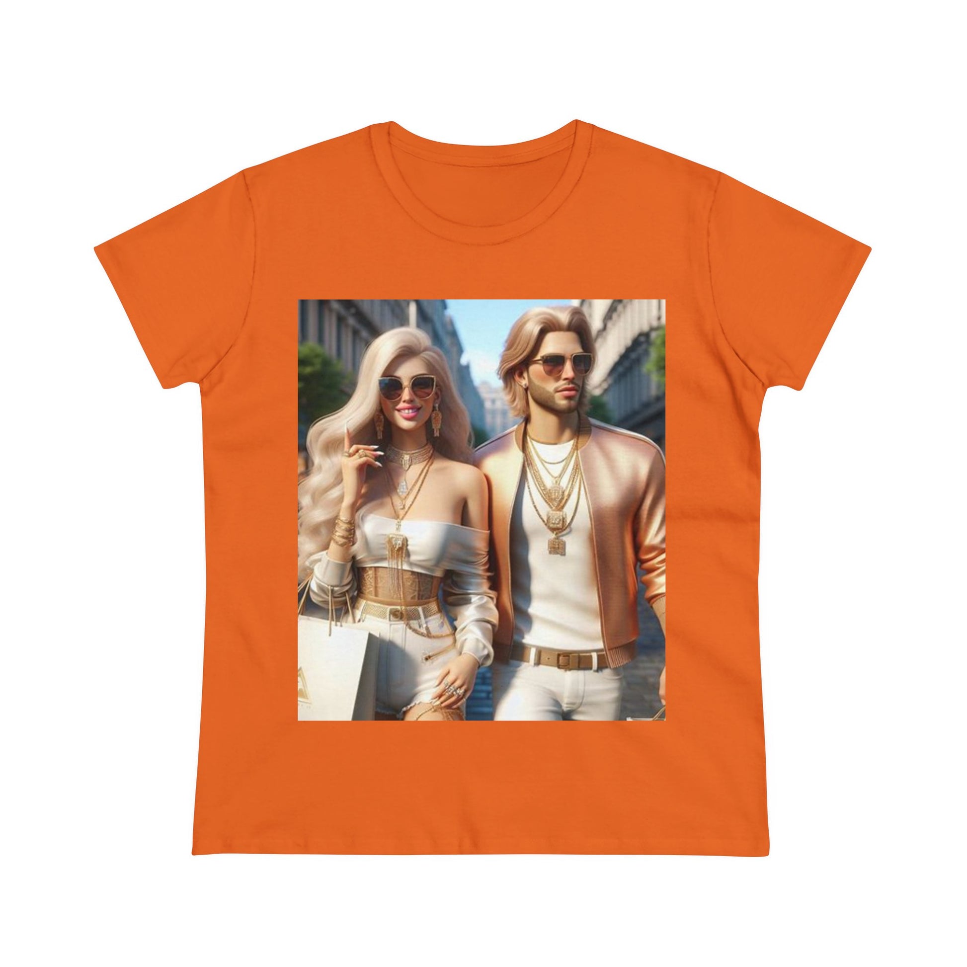 Thank You to My Man T-Shirt T-Shirt Printify Orange S 