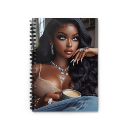 Coffee Break Spiral Notebook Paper products Printify One Size  