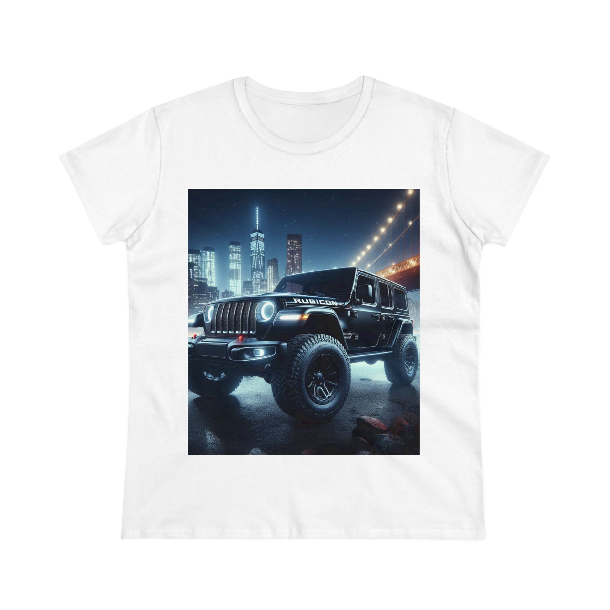 Black Rubicon T-Shirt T-Shirt Printify White S 