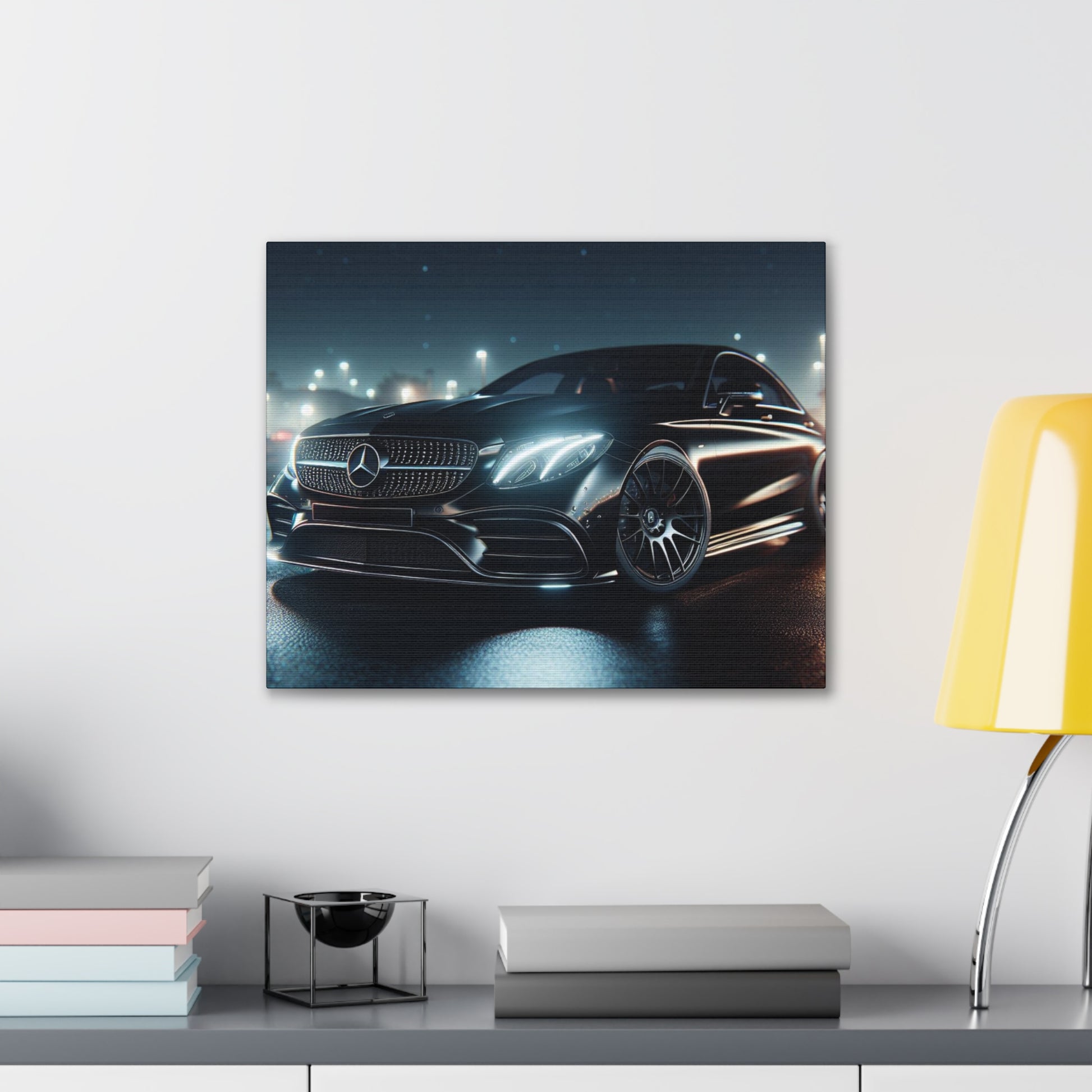 Black Mercedes Canvas Canvas Printify 20″ x 16″ (Horizontal) 0.75'' 