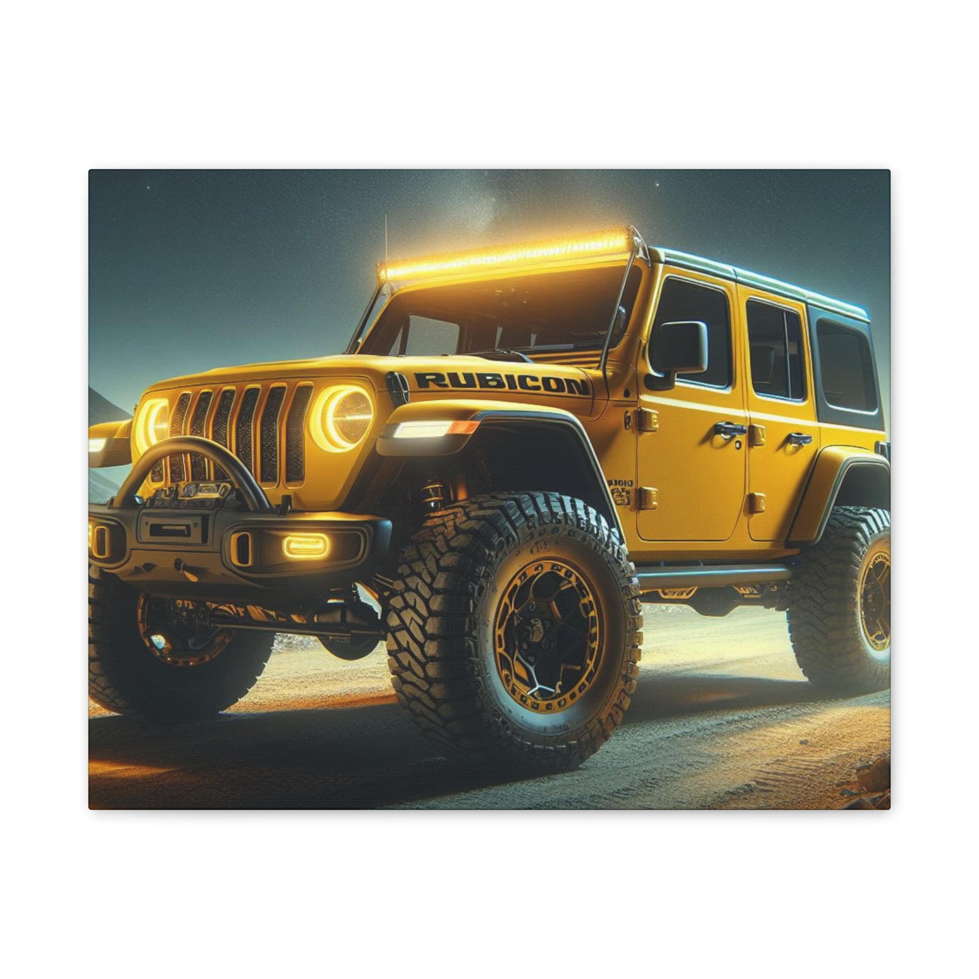 Yellow Rubicon Canvas Canvas Printify   