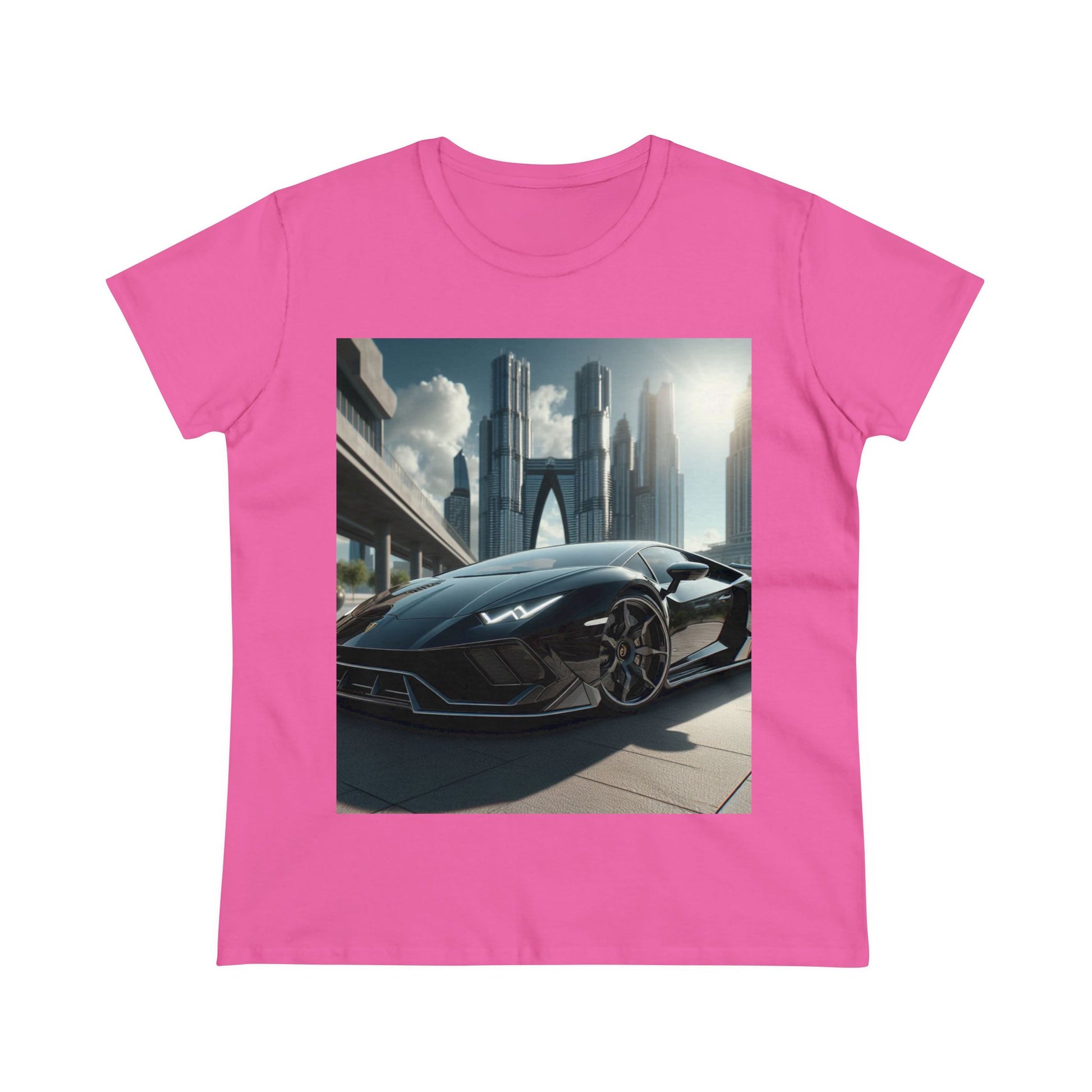 Black Lamborghini T-Shirt T-Shirt Printify Azalea S 