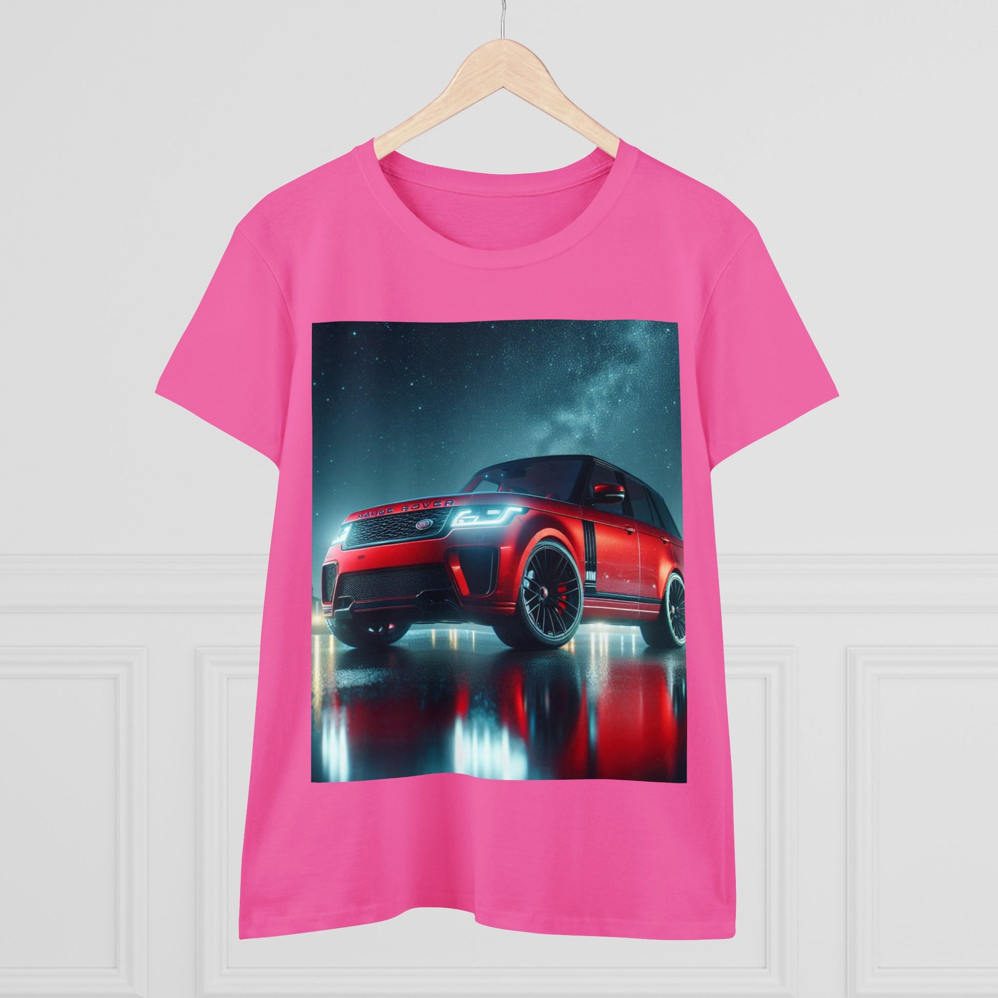 Red Range Rover T-Shirt T-Shirt Printify   