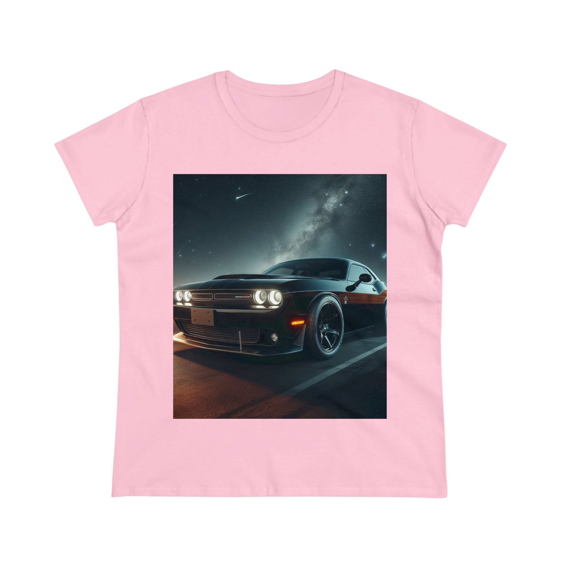 Black Challenger T-Shirt T-Shirt Printify Light Pink S 