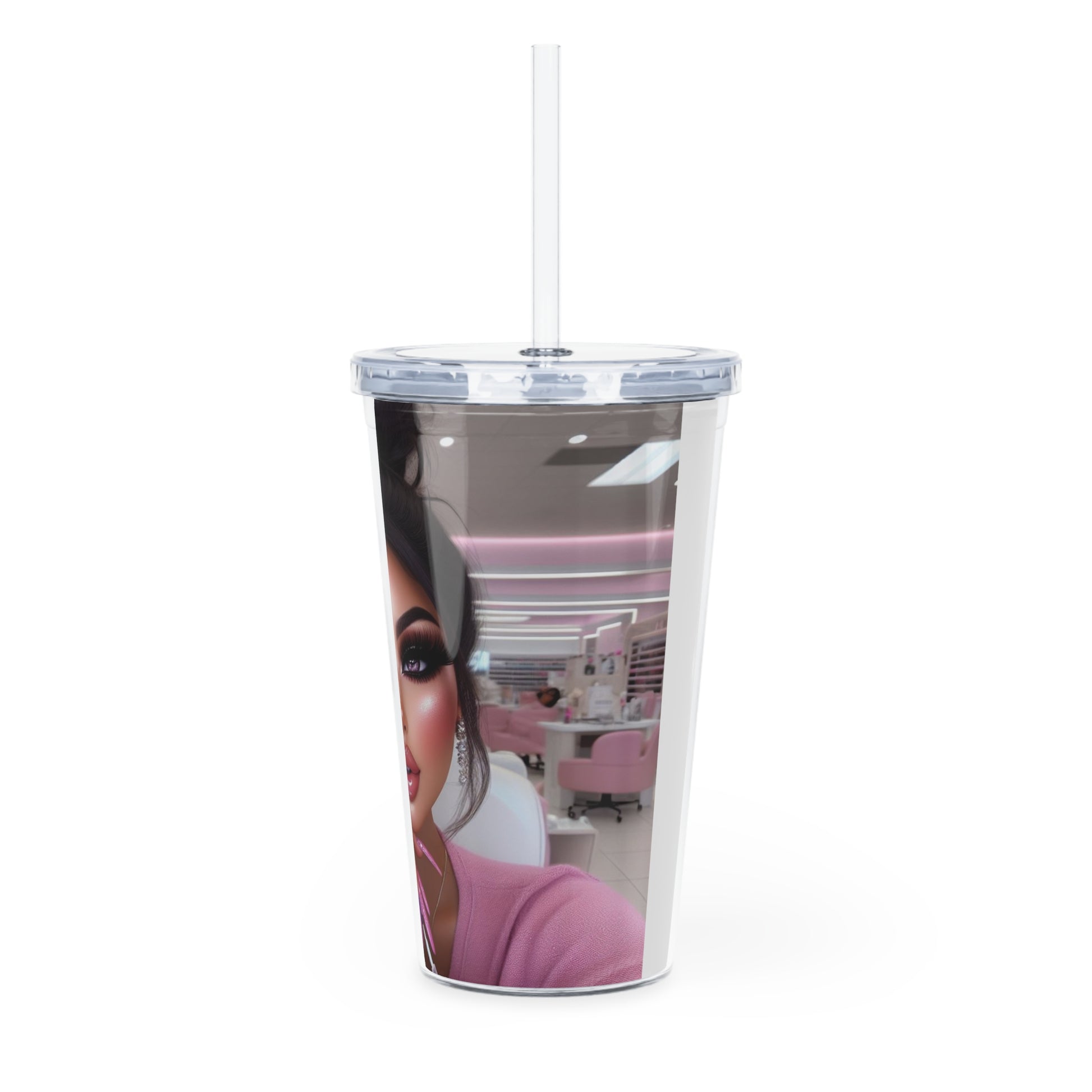 Nail Day Tumbler with Straw Mug Printify   