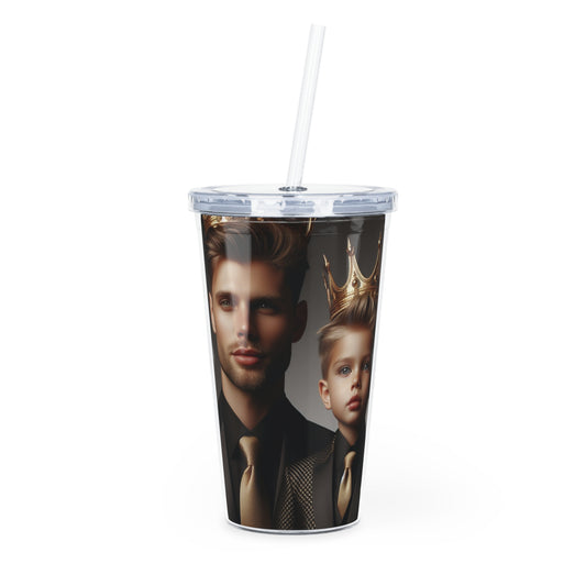 Royalty Tumbler with Straw Mug Printify 20oz Transparent 