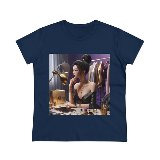 Fashion and Beauty T-Shirt T-Shirt Printify Navy S 