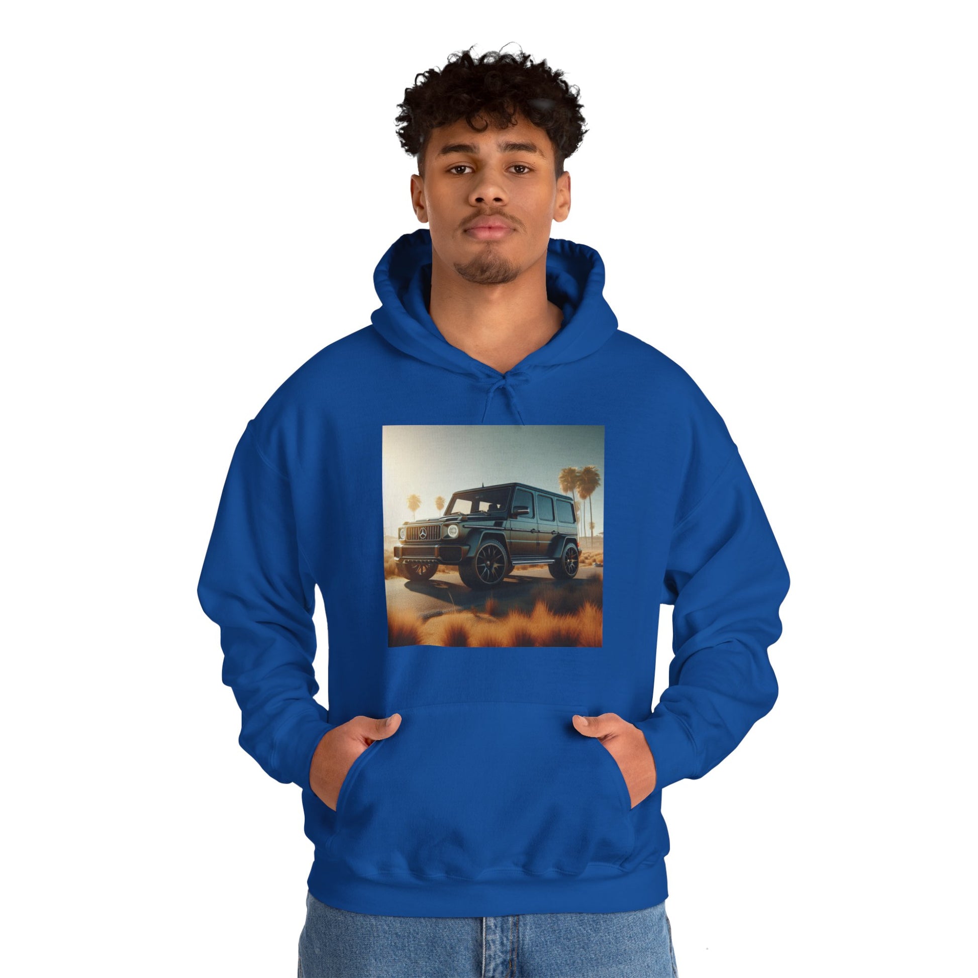 Black G-Wagon Hoodie Hoodie Printify   