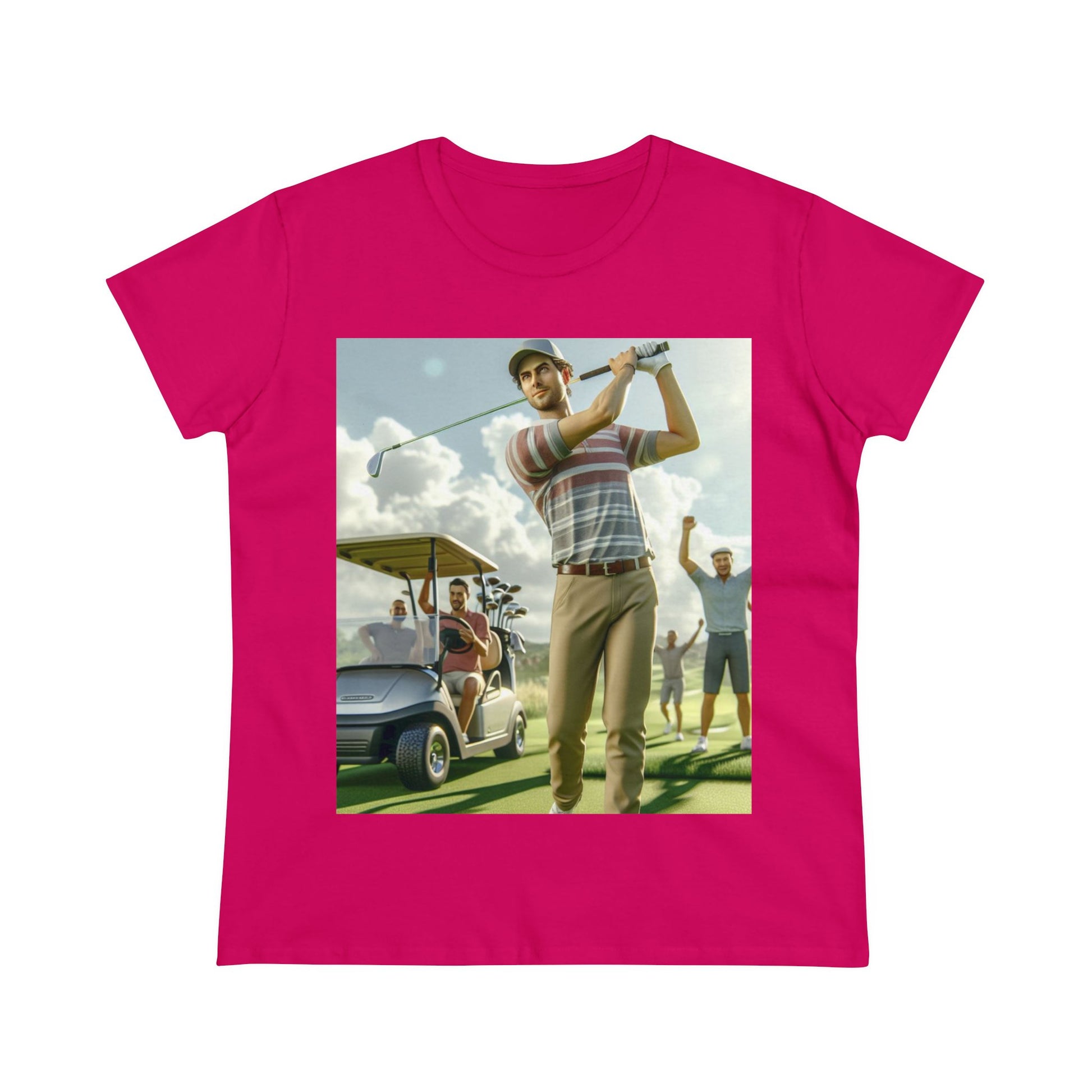 Golf Tournament T-Shirt T-Shirt Printify Heliconia S 