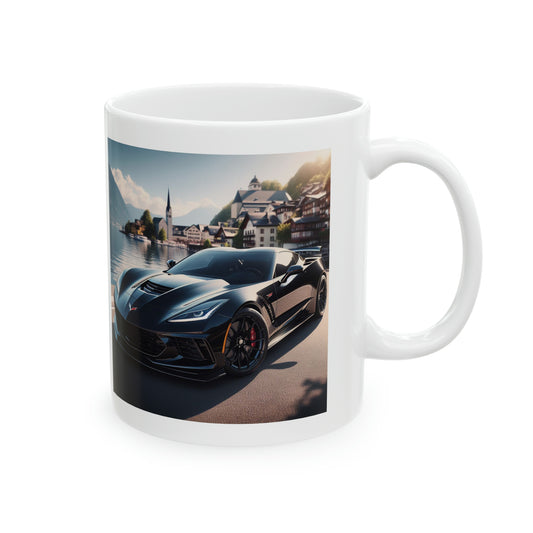 Black Corvette Mug Mug Printify   