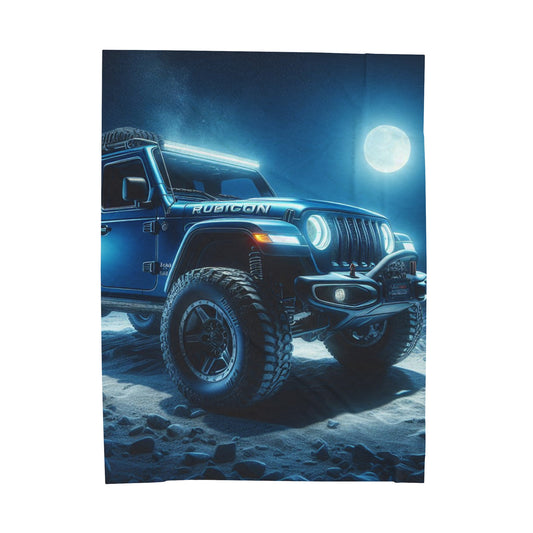 Blue Rubicon Plush Blanket All Over Prints Printify 60" × 80"  