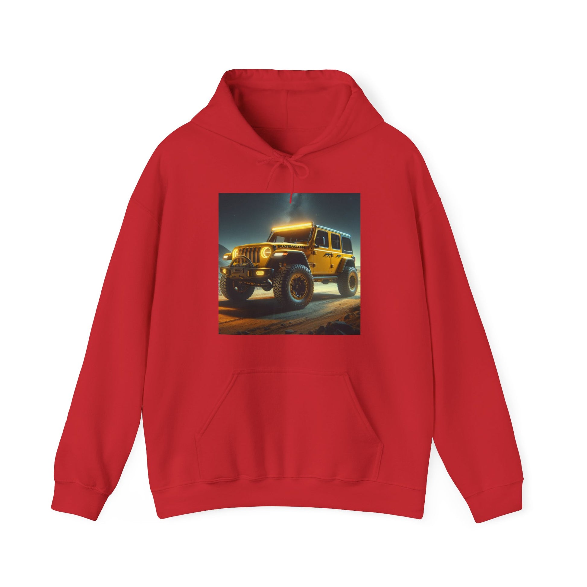 Yellow Rubicon Hoodie Hoodie Printify Red S 