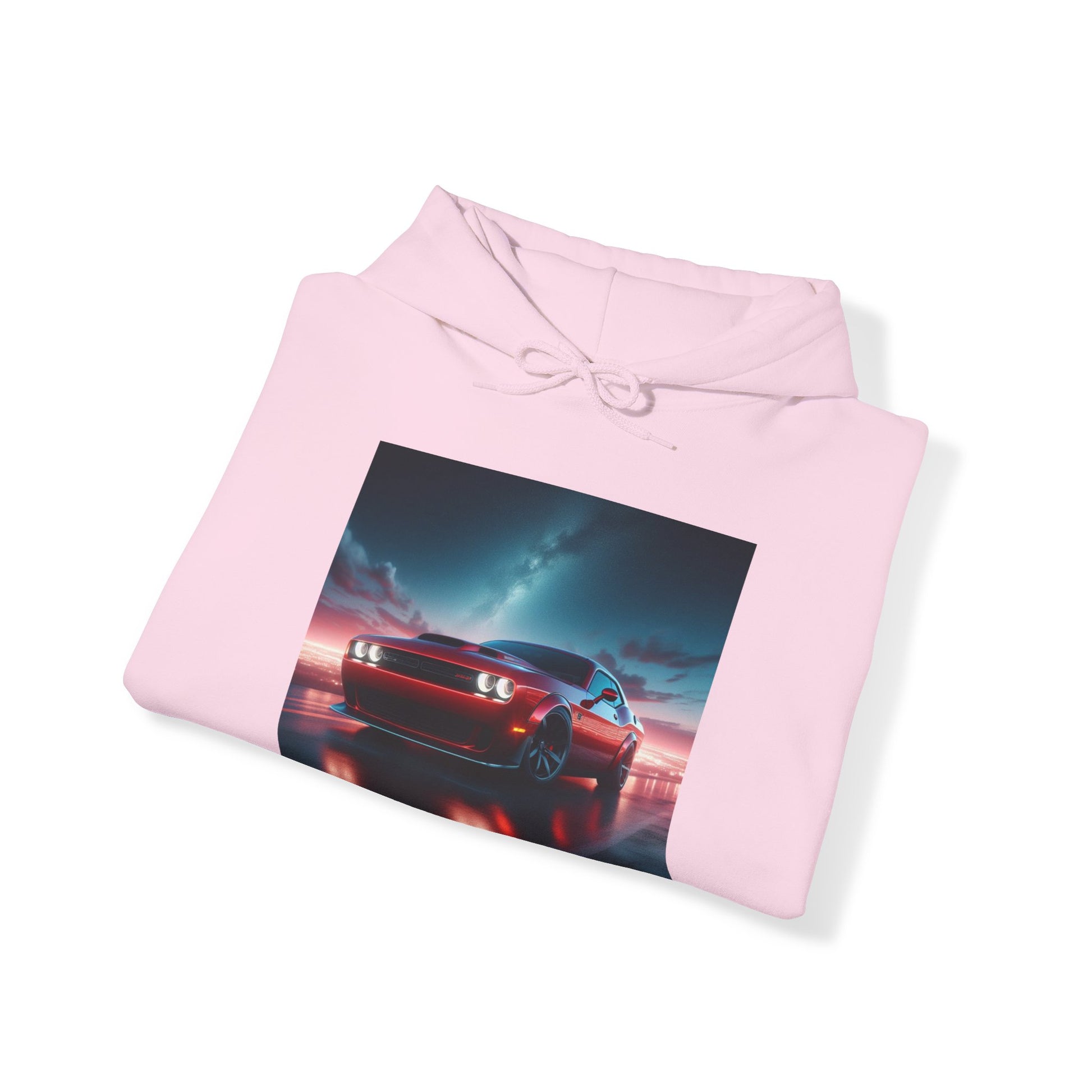 Red Challenger Hoodie Hoodie Printify   