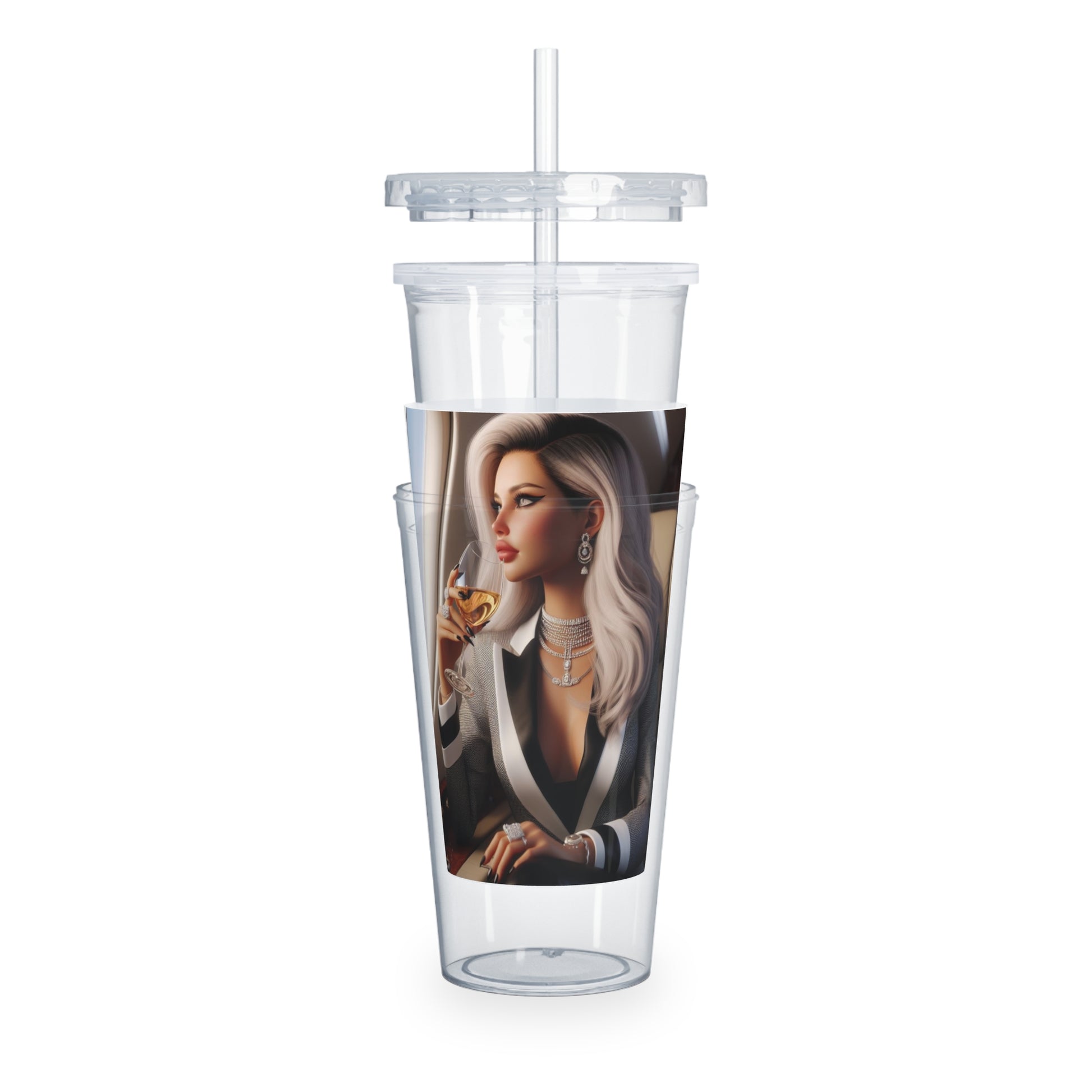 Private Business Tumbler with Straw Mug Printify   