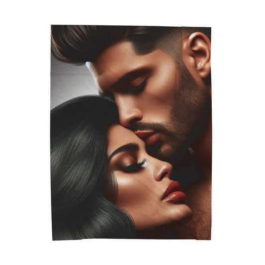 My Love Plush Blanket All Over Prints Printify 60" × 80"  