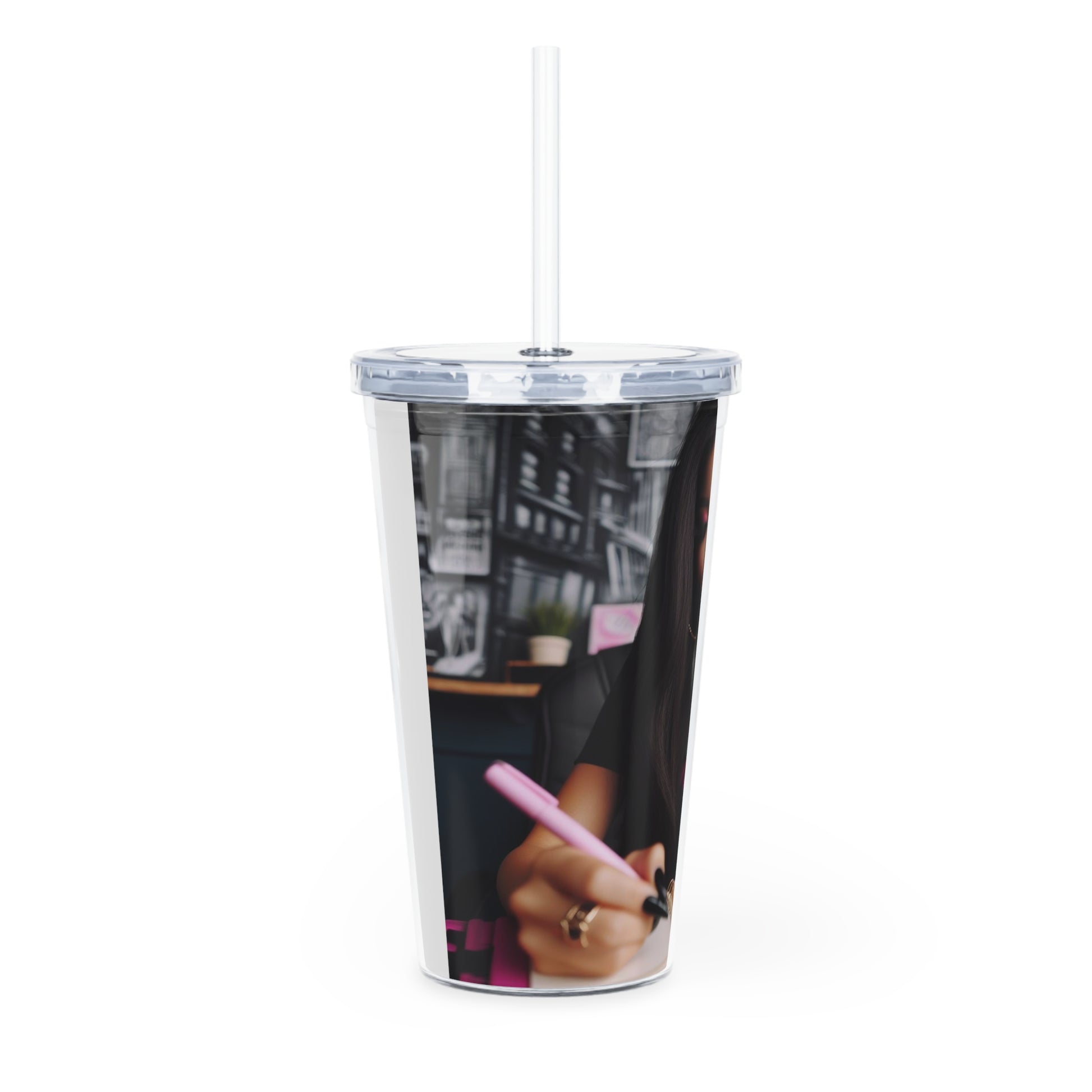 Money Maker Tumbler with Straw Mug Printify   