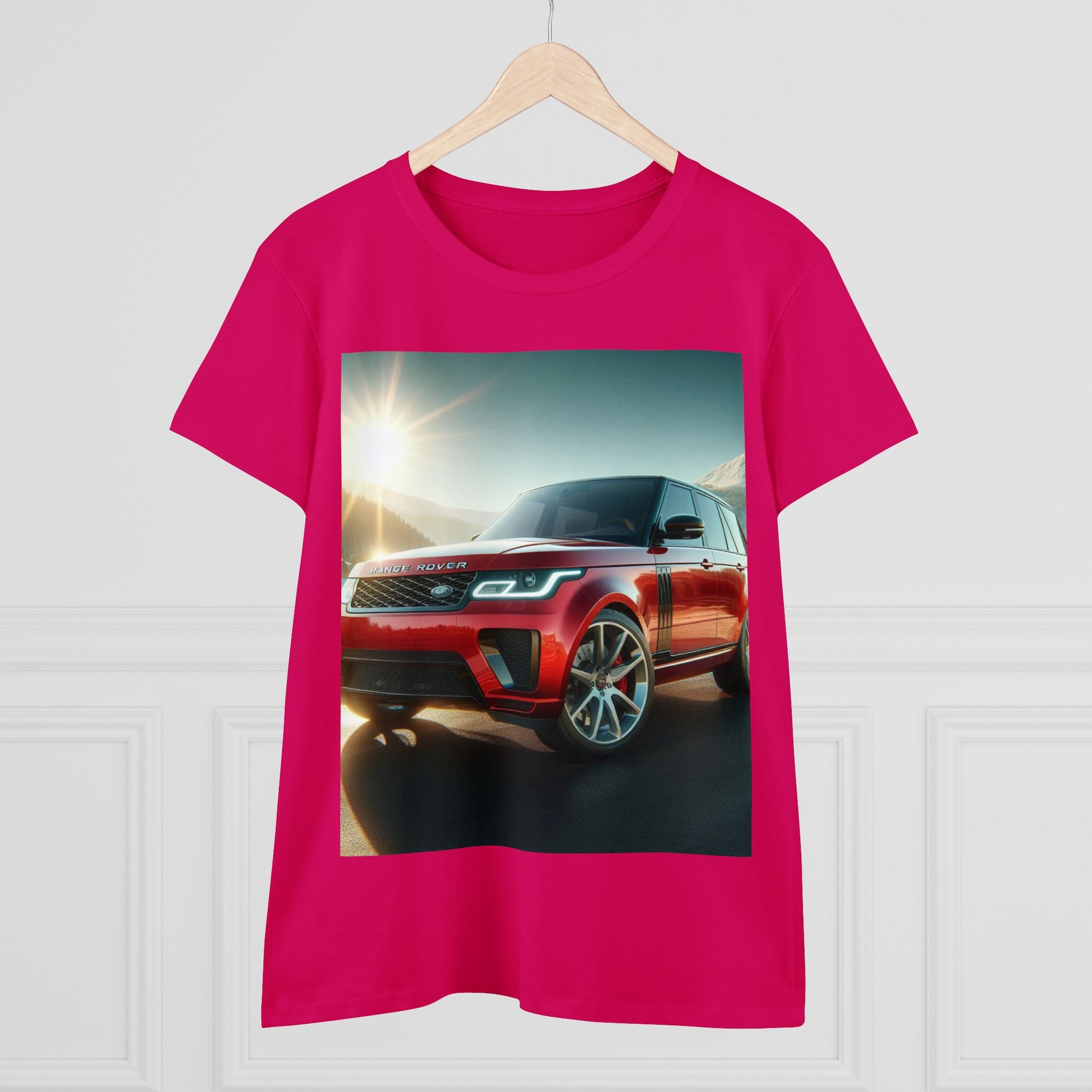 Red Range Rover T-Shirt T-Shirt Printify   