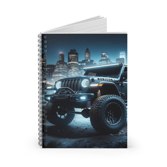 Gray Rubicon Spiral Notebook Paper products Printify   