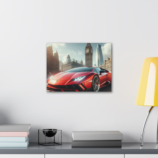 Red Lamborghini Canvas Canvas Printify 16″ x 12″ (Horizontal) 0.75'' 