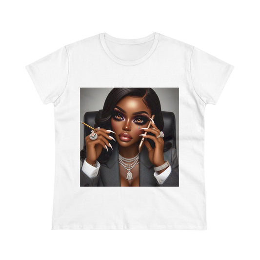 Business Call T-Shirt T-Shirt Printify White S 