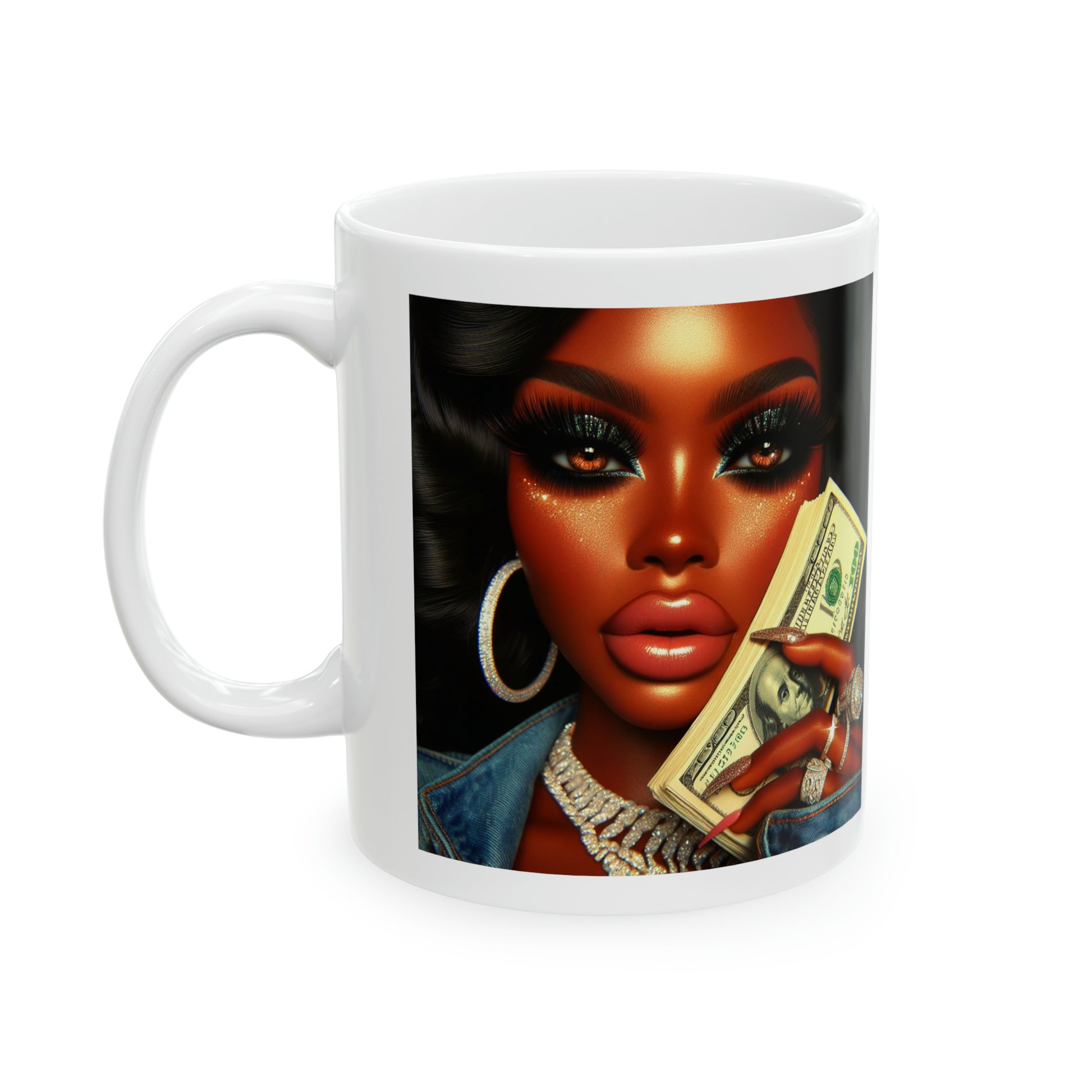 Money Talks Mug Mug Printify 11oz  