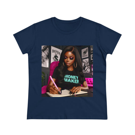 Money Maker T-Shirt T-Shirt Printify Navy S 