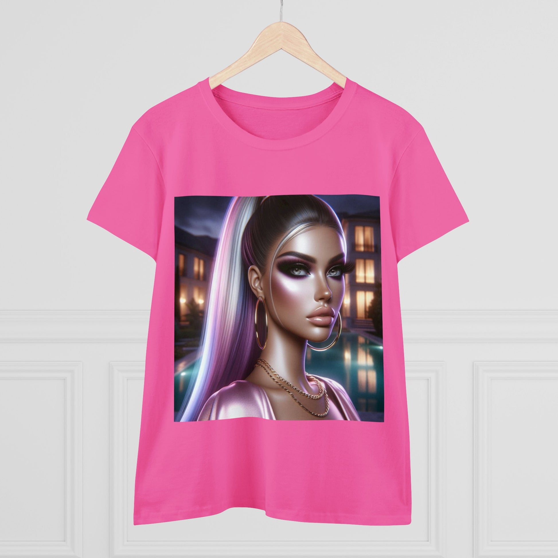 Pink at Night T-Shirt T-Shirt Printify   