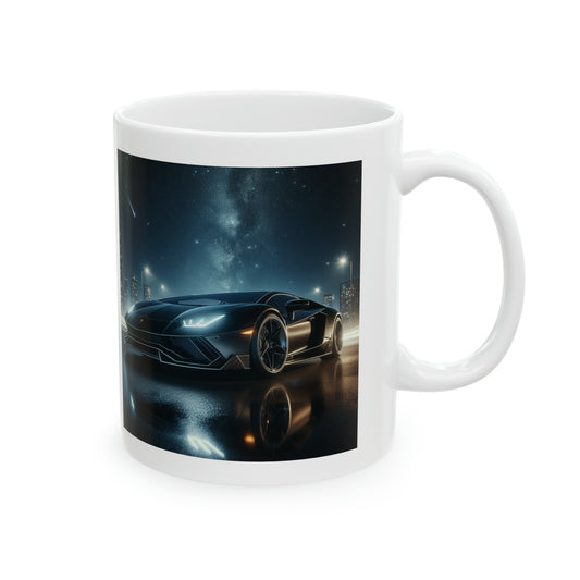 Black Lamborghini Mug Mug Printify   