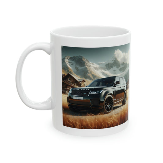 Black Range Rover Mug Mug Printify 11oz  