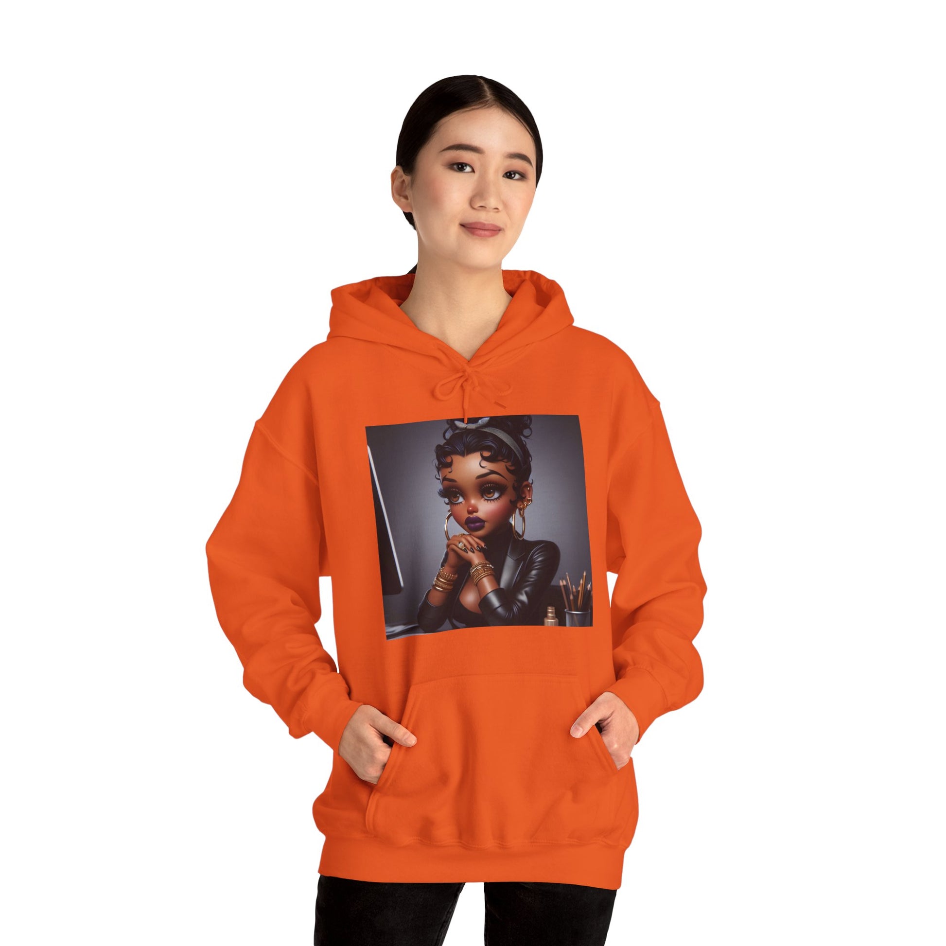 Business Betty Hoodie Hoodie Printify   